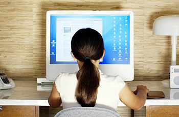 Child on a Computer