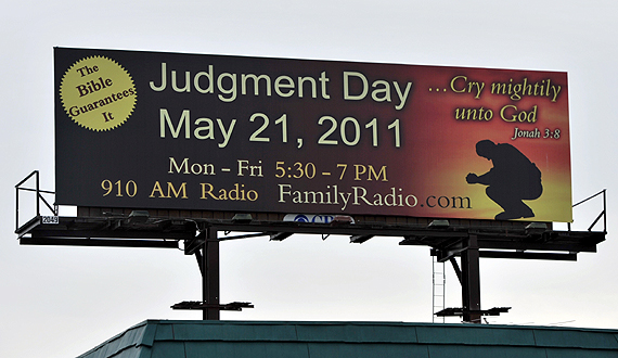 may 21st billboards. Is May 21 Judgment Day?