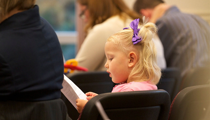 Child in Church