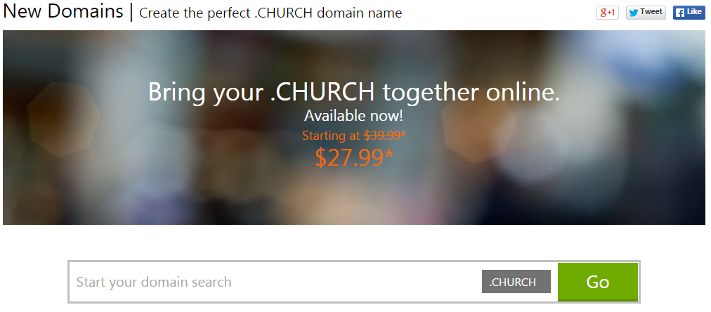 .church Domain Name