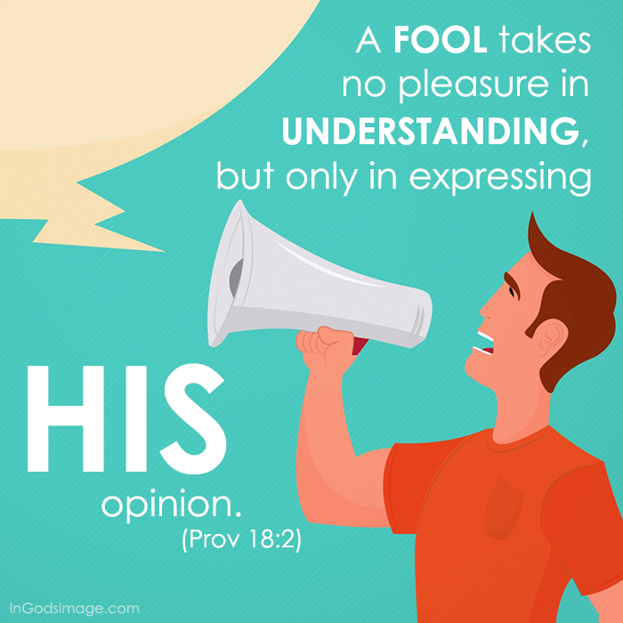 Proverbs 18.2