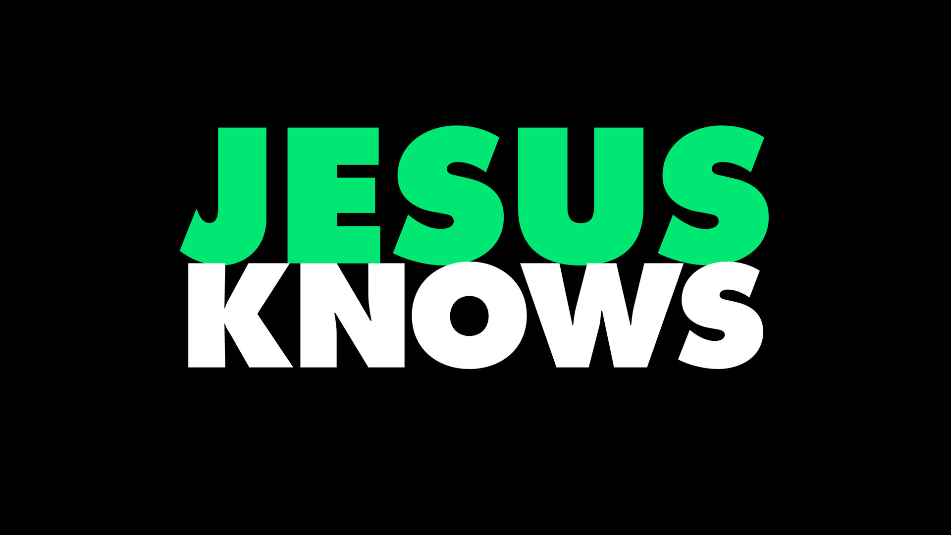 He Knows – In God's Image